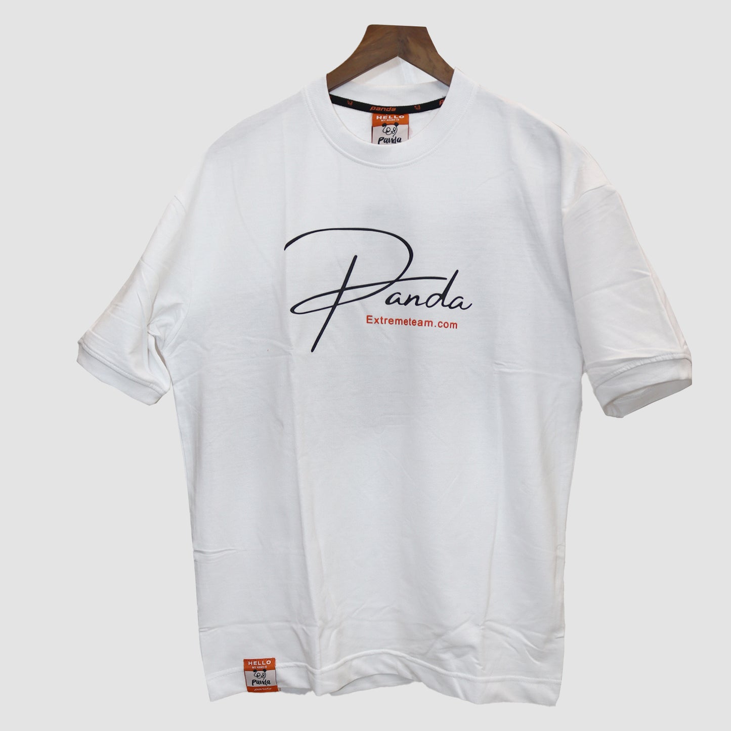 Panda Men's Oversized T-Shirt – Premium French Terry Cotton | Comfortable & Stylish Streetwear for Men