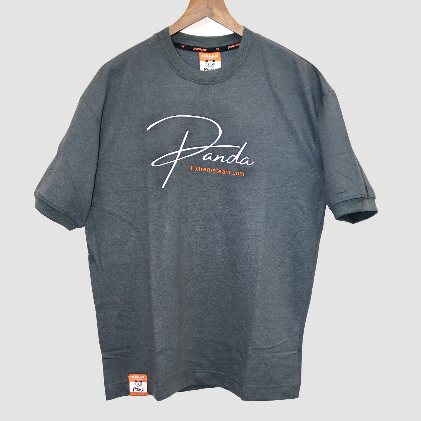 Panda Men's Oversized T-Shirt – Premium French Terry Cotton | Comfortable & Stylish Streetwear for Men