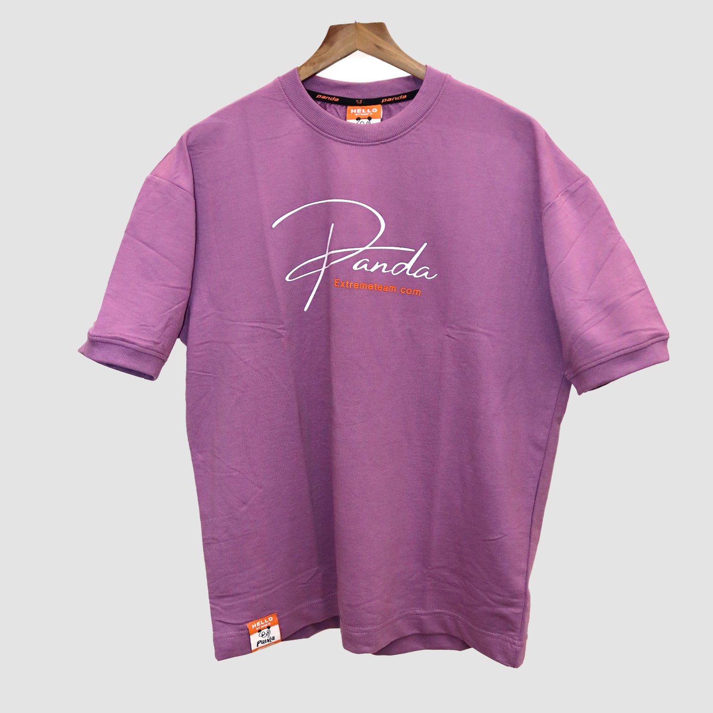Panda Men's Oversized T-Shirt – Premium French Terry Cotton | Comfortable & Stylish Streetwear for Men